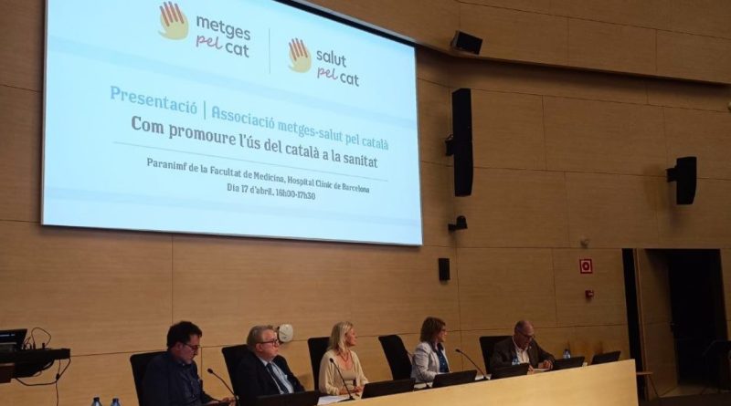 Metges-Salut pel català proposa crear un responsable de llengua a cada centre sanitari i plans d’acollida per a residents